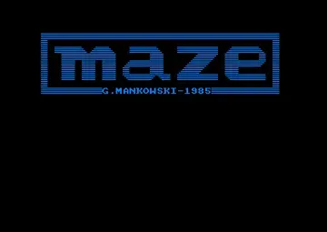 Maze (F) (1985) [CPC]-Amstrad CPC